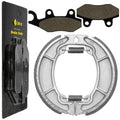 for Honda CMX250C CMX250C2 Rebel 250 96-04 Front Brake Pads Rear Brake Shoes