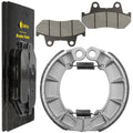 for Honda VT1100C Shadow 1100 1987-1992 1993 Front & Rear Brake Pads Shoes