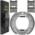Front Brake Pads & Rear Brake Shoes for Yamaha XV750 Virago 750 1988-1997