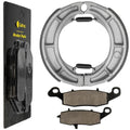 Front Brake Pads & Rear Shoes for Suzuki VL800 Intruder 800 Volusia 2001-2004