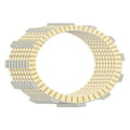 Clutch Friction Plates for Kawasaki ZX750E Gpz750 Turbo 1984 1985