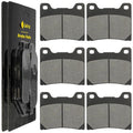 Front Rear Brake Pads for Yamaha VMX1200 V-Max 1200 1985-1992 Front Rear Pads