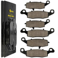 Front Rear Brake Pads for Kawasaki VN1600 Vulcan 1600 Nomad 2005-2008 Front Pads