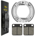 for Honda Mb5 Mb50S 1980 1981 1982 Front Brake Pads & Rear Brake Shoes