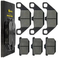 Caltric Front and Rear Brake Pads for Kawasaki ZX550 Gpz Series 1984 1985 1986