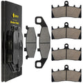 Front & Rear Brake Pads for Kawasaki ZX900 ZX9R Ninja 900R 1999