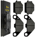 Caltric Front and Rear Brake Pads for Kawasaki KXT250 Kxt 250 Tecate 1985 1986