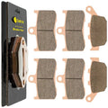 Caltric Front and Rear Brake Pads for Kawasaki ZR800 ABS Z800 2013