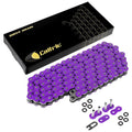 O-Ring Purple Drive Chain for Yamaha YZ125 1986-1988 1996-2008 2012 2013