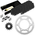 Black O-Ring Drive Chain & Sprockets for Kawasaki EX250J Ninja 250R 2008-2012