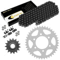 Black O-Ring Drive Chain & Sprockets Kit for Kawasaki ZX600 ZZR600 2005-2008