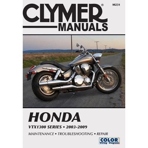 Clymer Physical Book for Honda VTX1300 Series 2003-2009 | M231