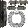 Front Brake Pads & Rear Brake Shoes for Honda VF700C 1984, VF700S 1984 1985