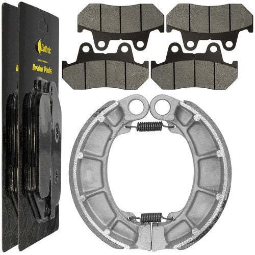 Front Brake Pads & Rear Brake Shoes for Honda VF700C 1984, VF700S 1984 1985