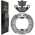 Front Brake Pads & Rear Brake Shoes for Kawasaki VN800 Vulcan 800 1995-2005