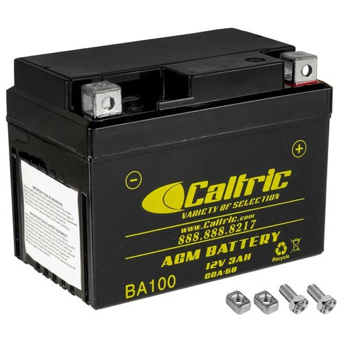 Caltric Agm Battery for Yamaha Jog 50 CY50 1992-2001 / GTX-4LBS0-00-00