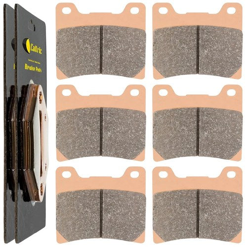 Sintered Front And Rear Brake Pads for Yamaha FZ750 Genesis 750 1985 86 87 1988