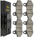 Caltric Front and Rear Brake Pads for Hyonsung GT250 GT 250 2004-2015
