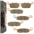 Front And Rear Brake Pads for Suzuki SV650 SV650A SV650S SV650Sf 2003-2009