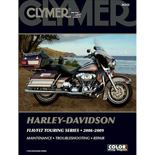 Clymer Physical Book for Harley-Davidson FLH/FLT Touring Series 2006-2009 | M252