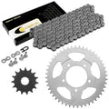 Drive Chain & Sprockets Kit for Suzuki GSX650F GSX650Fa Katana 650 Abs 2008-16