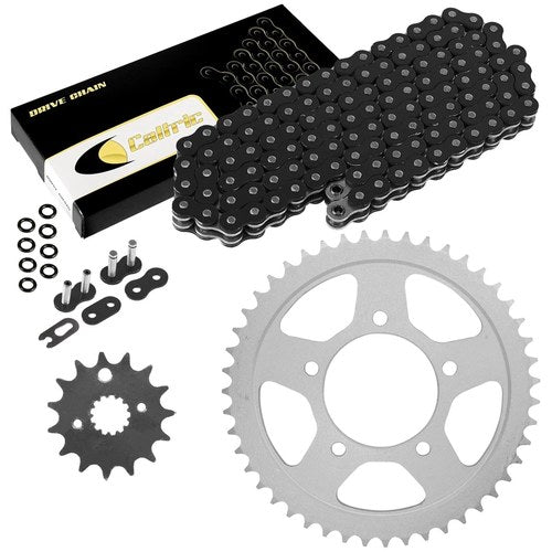 Black O-Ring Drive Chain & Sprockets Kit for Suzuki GSF600S Bandit 600 2000-03