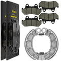Front Rear Brake Pad Shoe for Honda VF700C Magna 700 1984/VF700S Sabre 700 84-85