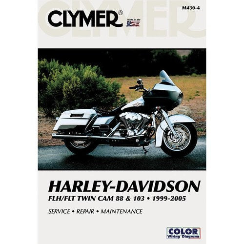 Clymer Physical Book for Harley-Davidson FLH/FLT Twin Cam 88, 103 1999-2005 M430