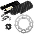 Black O-Ring Drive Chain W/Front Rear Sprockets Kit for Honda XR200R 1986-2002