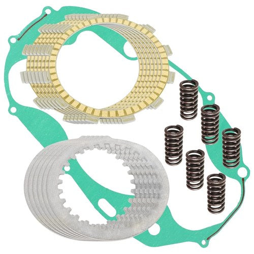 Caltric Clutch Friction Steel Plates And Gasket Kit for Yamaha Rz350 1984 1985