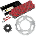 Red Drive Chain And Sprocket Kit for Suzuki DL650 V-Strom Xt Abs 2004-2018