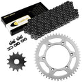 Black Drive Chain And Sprocket Kit for Yamaha YZ125 2002 2003 2004