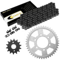 Black Drive Chain And Sprocket Kit for Suzuki GS550E GS550Ef GS550Es 1983-1986