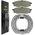 for Yamaha TT350 Acier TT 350 1986-1993 Front Brake Pads and Rear Brake Shoes