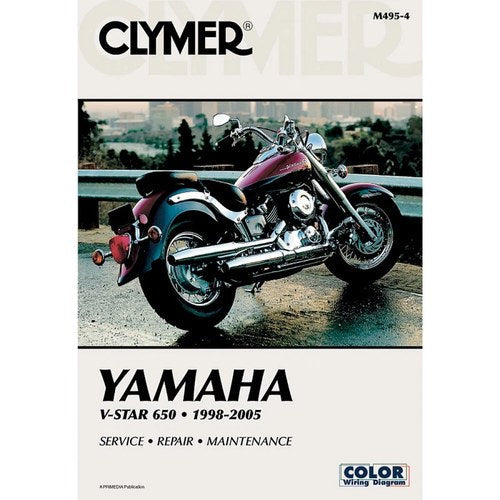 Clymer Physical Book for Yamaha V-Star 650 (1998-2011) | M495-7