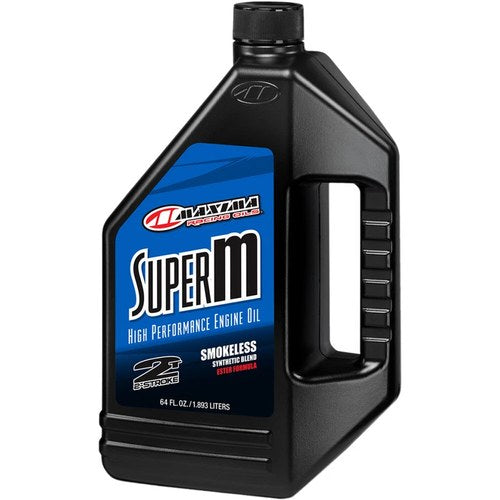 Maxima Racing Oil Super M 2-Stroke Motorcycle, ATV Premix Oil (1.9 Liter) 20964