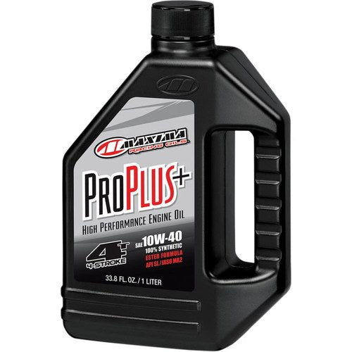 Maxima Racing Oil Pro Plus+ 4T Synthetic 4-Stroke Motor Oil | 10W-40 | 1 Liter