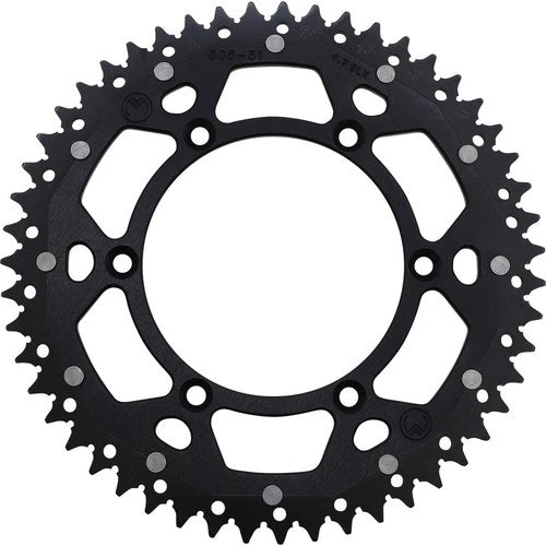 Moose Racing 51T Dual Rear Sprocket (Black) 51-tooth | 1210-1506