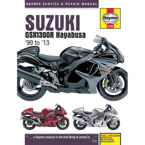Haynes Repair Manual for Suzuki GSX1300R Hayabusa 1999-2013