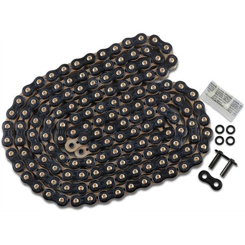 EK 3D ThreeD 525 Z Super Sport Sealed QX2-Ring Chain (Black/Gold) 150 Links