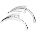 Arlen Ness - 13-060 - Micro Die-Cast Scoop Triangle Mirror, Left - Chrome