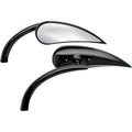 Arlen Ness - 13-400 - Micro Die-Cast Rad II Teardrop Mirror, Left - Black