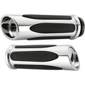 Arlen Ness - 07-050 - Deep Cut Comfort Grips, Chrome