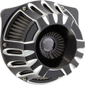 Arlen Ness - 18-917 - Inverted Series Air Cleaner Kit, Deep Cut - Black