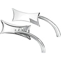 Arlen Ness - 13-416 - Micro Die-Cast Four Point Mirror, Left - Chrome