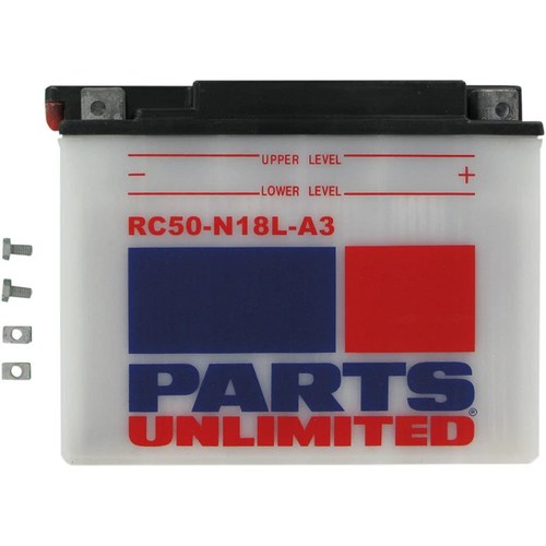 Parts Unlimited 12V Heavy-Duty Battery RC50-N18L-A3 (RC50-N18L-A3)