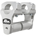 Rox Speed FX 2" Pivoting Risers for 1-1/8 Bar w/Extended Stem Silver 1R-P2PPS10A