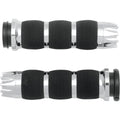 Avon Air Cushion Grips H-D Motorcycles w/Fly-By-Wire Throttle (EXCALIBUR Chrome)