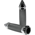 Avon Custom Contour Grips for H-D Motorcycles w/Cable Throttle (SPIKE Chrome)