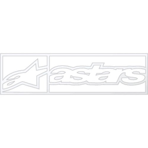 Alpinestars Astars Dos Decal/Sticker (White)